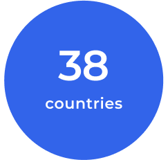 38 Countries