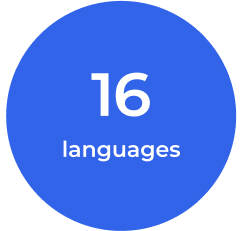 16 languages