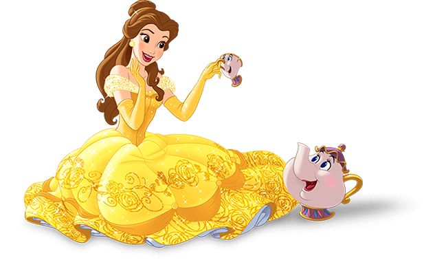 Princess Belle + Chip + Mrs. Potts