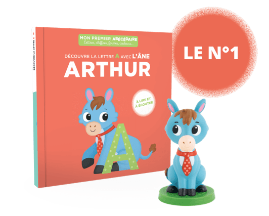 Le n°1 : Le livre sur la lettre A + La figurine audio d'Arthur l'âne