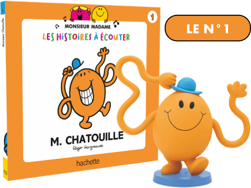 Le N°1 : Le livre Monsieur Chatouille + La figurine audio