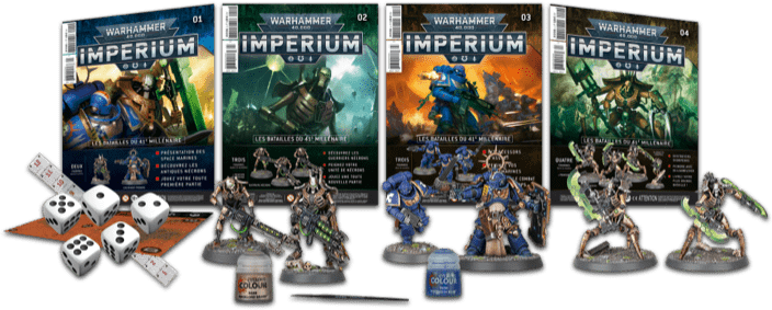 Toutes les semaines, retrouvez un nouveau numéro de Warhammer 40,000 Imperium