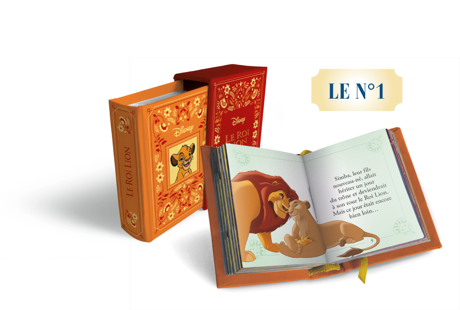 Le N°1 : Le mini-livre LE ROI LION et son étui