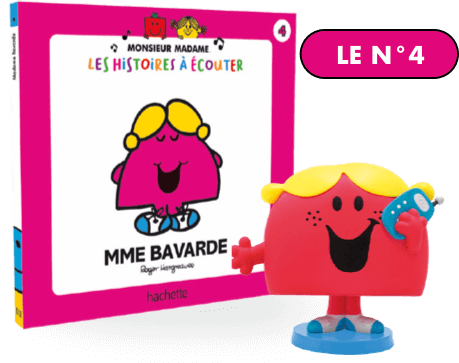 Le n°4 : Le livre Madame Bavarde + La figurine audio 