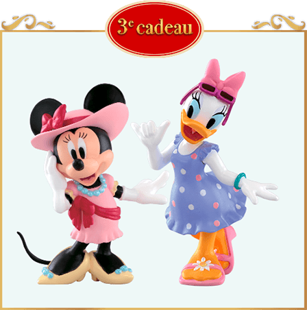 Les figurines de Minnie et Daisy