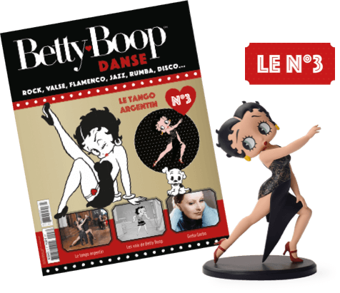 La figurine Tango Argentin de Betty Boop + le fascicule