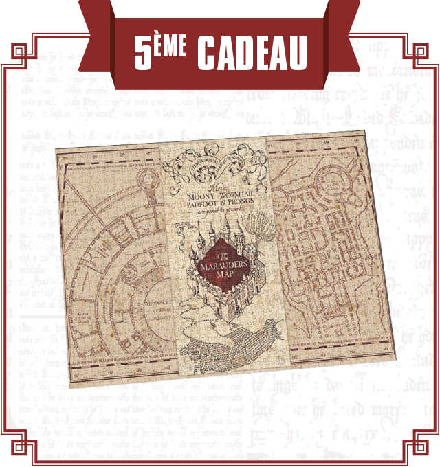 Le puzzle carte de Poudlard