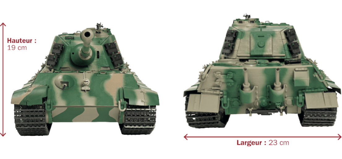 Les dimensions de votre char Tigre II