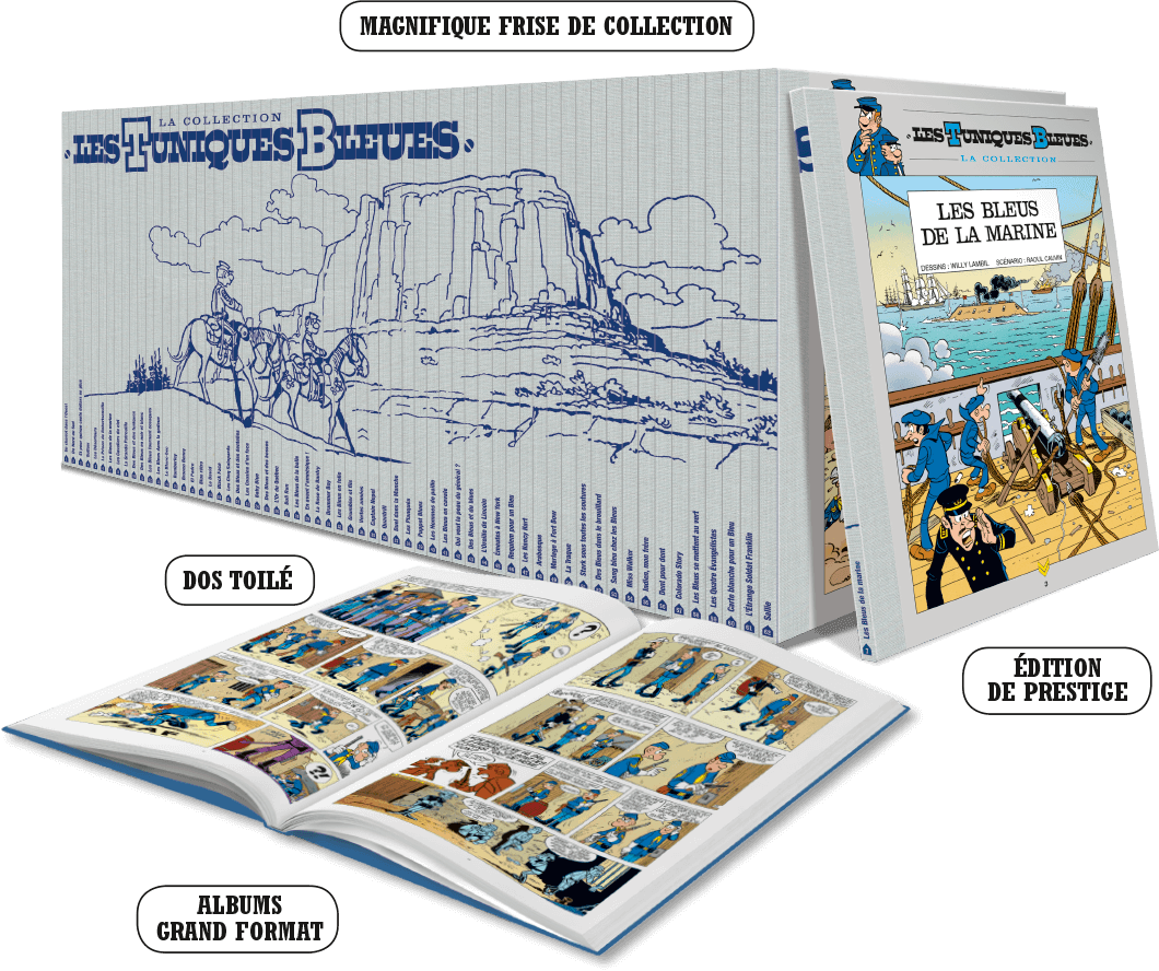 les Tuniques Bleues - Hachette Collections Visuel_z4a