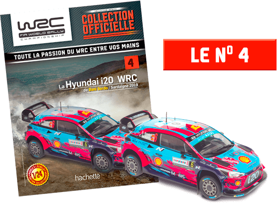 LE FASCICULE + LA HYUNDAI I20 WRC DE DANI SORDO