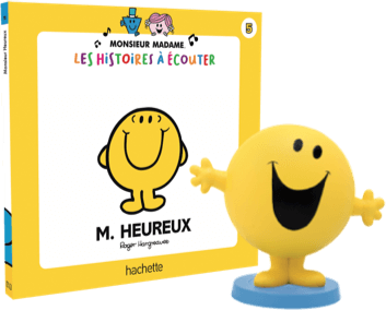 Le livre Monsieur Heureux + La figurine audio