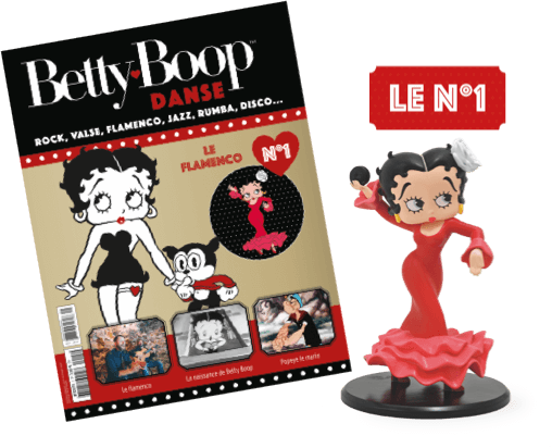 La figurine Flamenco de Betty Boop + la fascicule