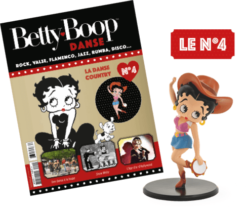 La figurine Danse Country de Betty Boop + le fascicule