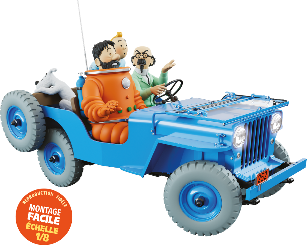 L'emblèmatique Jeep Lunaire de Tintin
