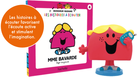 Le livre Madame Bavarde + La figurine audio
