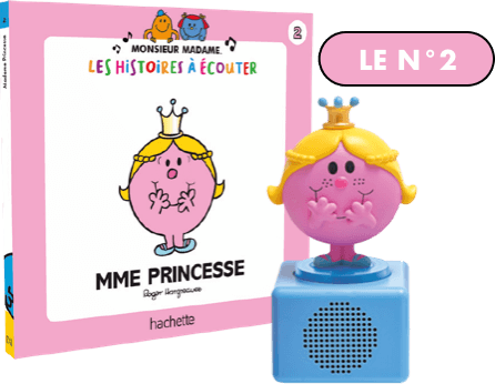 Le n°2 : Le livre Madame Princesse + La figurine audio + Le haut-parleur OFFERT !