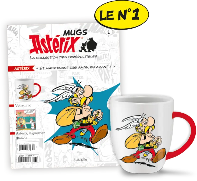 Le N°1 : Le fascicule des Irréductibles +Le mug Astérix