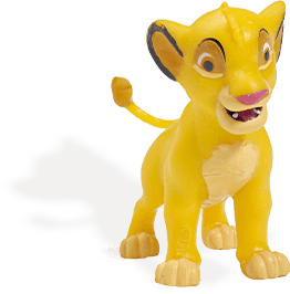 Une figurine Le Roi Lion : Simba