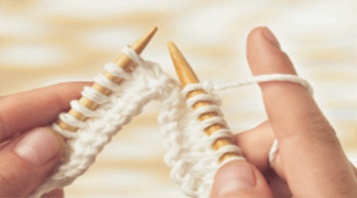 Entraînement à tricoter