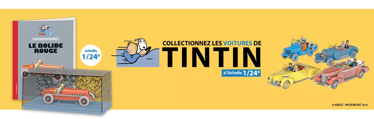Voitures de Tintin - échelle 1/24e