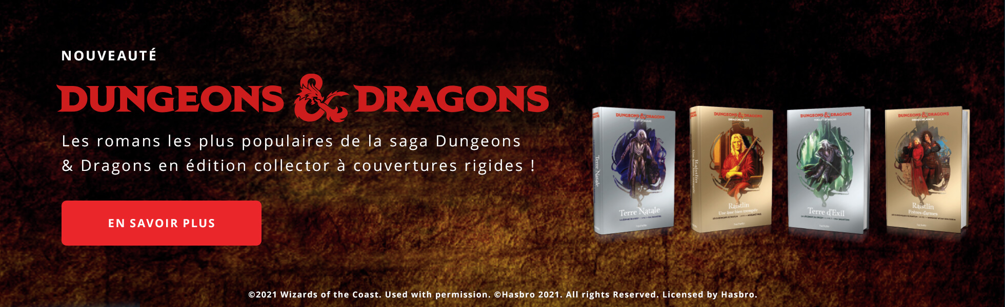 Donjons & Dragons les romans en édition collector !