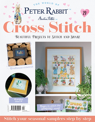 Peter Rabbit Cross Stitch Issue 29