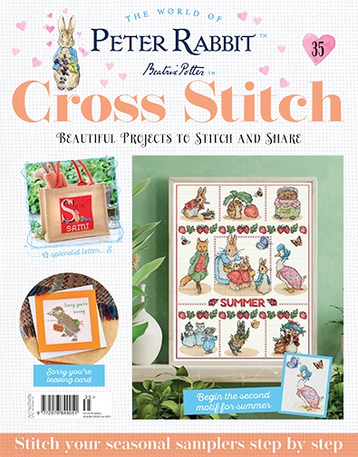 Peter Rabbit Cross Stitch Issue 35