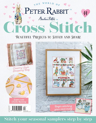 Peter Rabbit Cross Stitch Issue 44