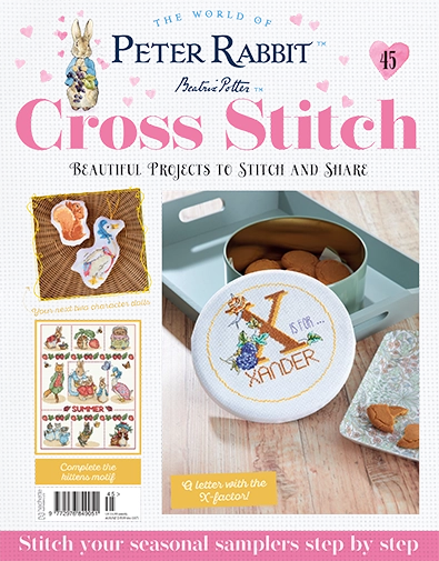 Peter Rabbit Cross Stitch Issue 45