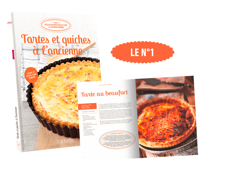 Le N°1 : Le livre de recettes Tartes et quiches à l'ancienne