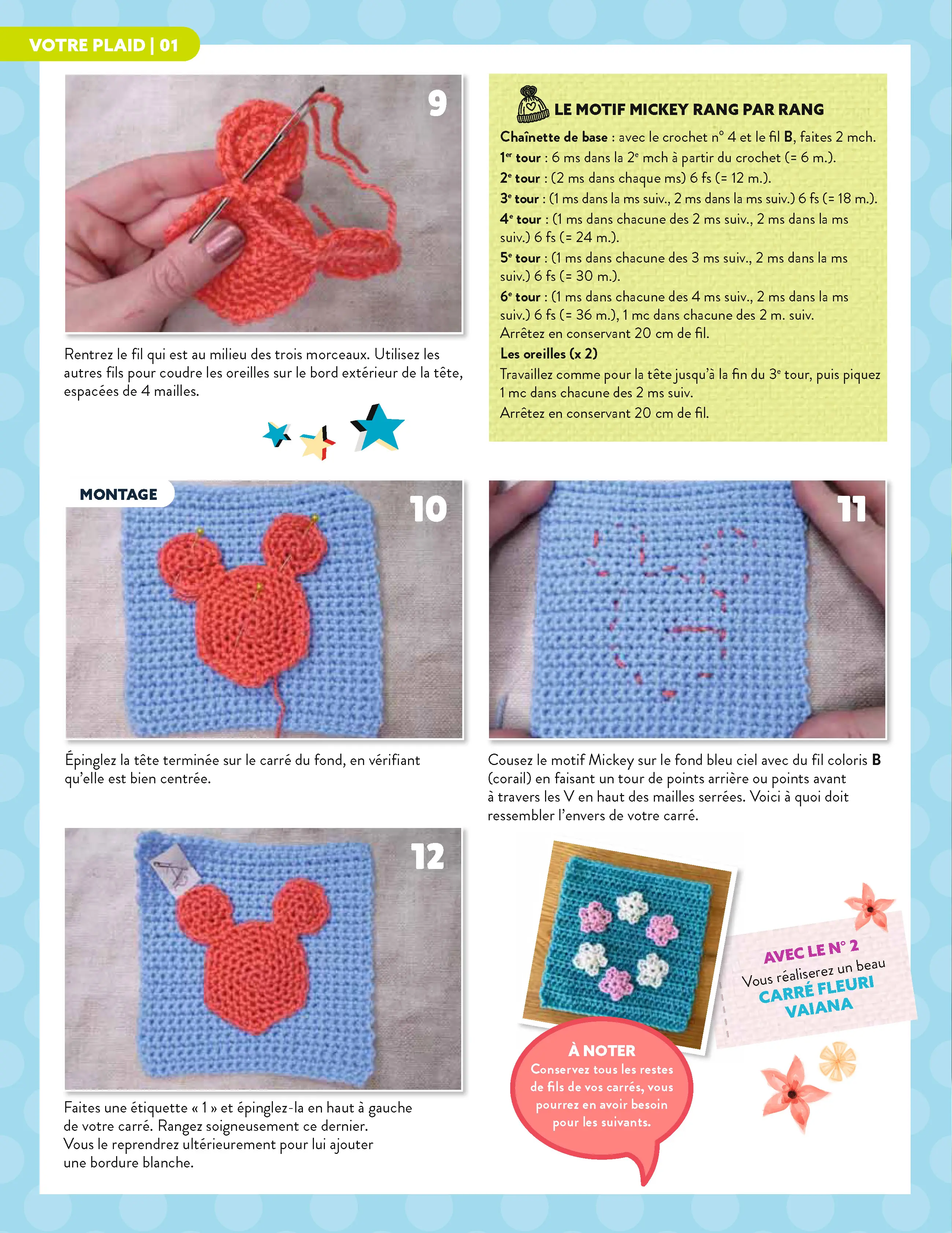 Le fascicule Disney Crochet