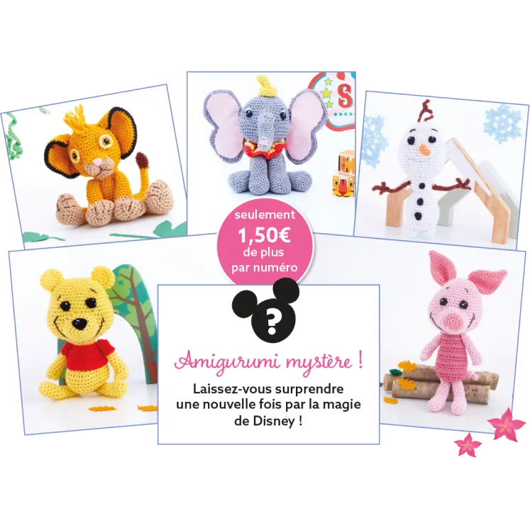 Les amigurumis Disney exclusifs