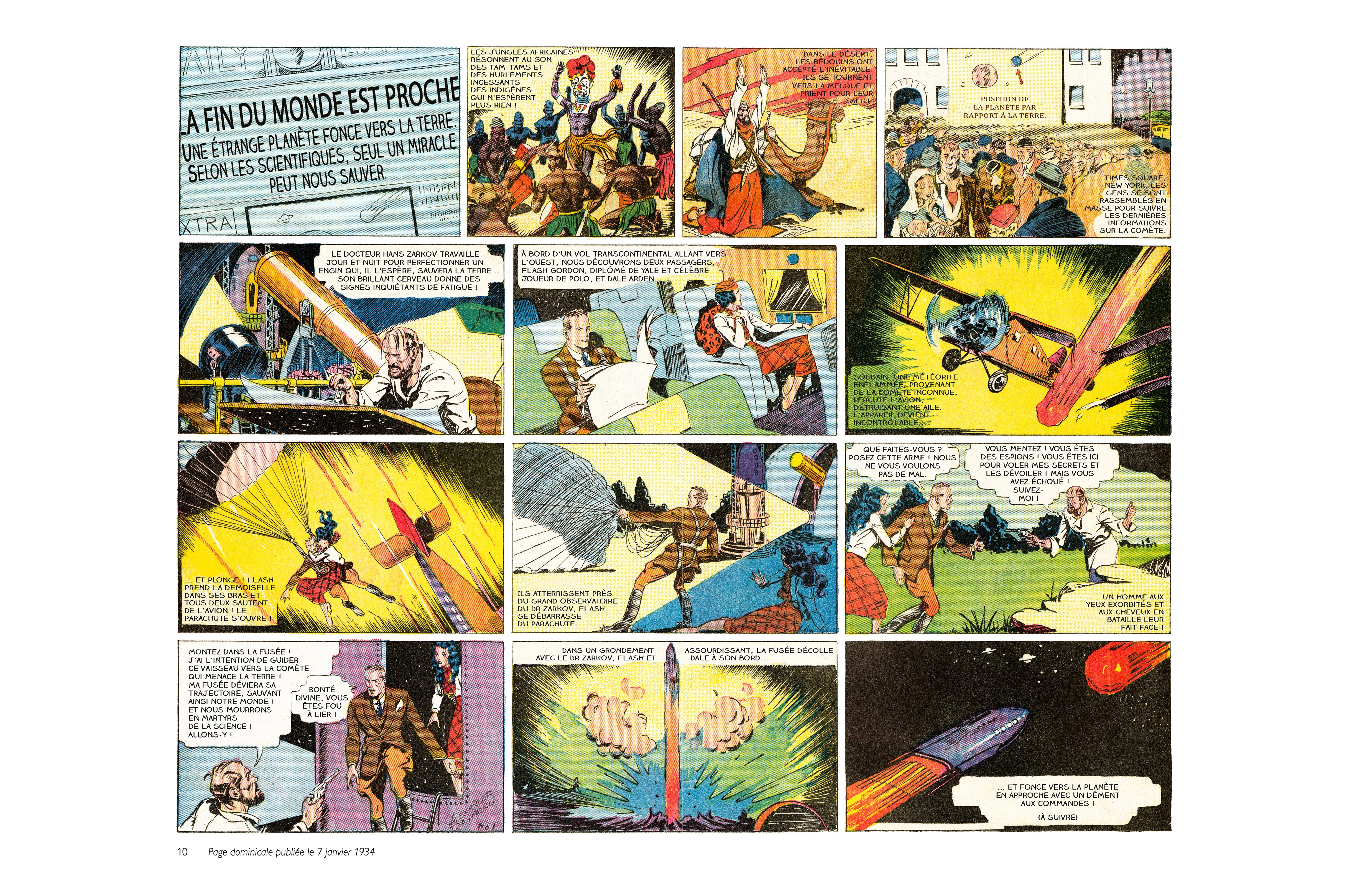 A chaque numéro, un comic book de Flash Gordon