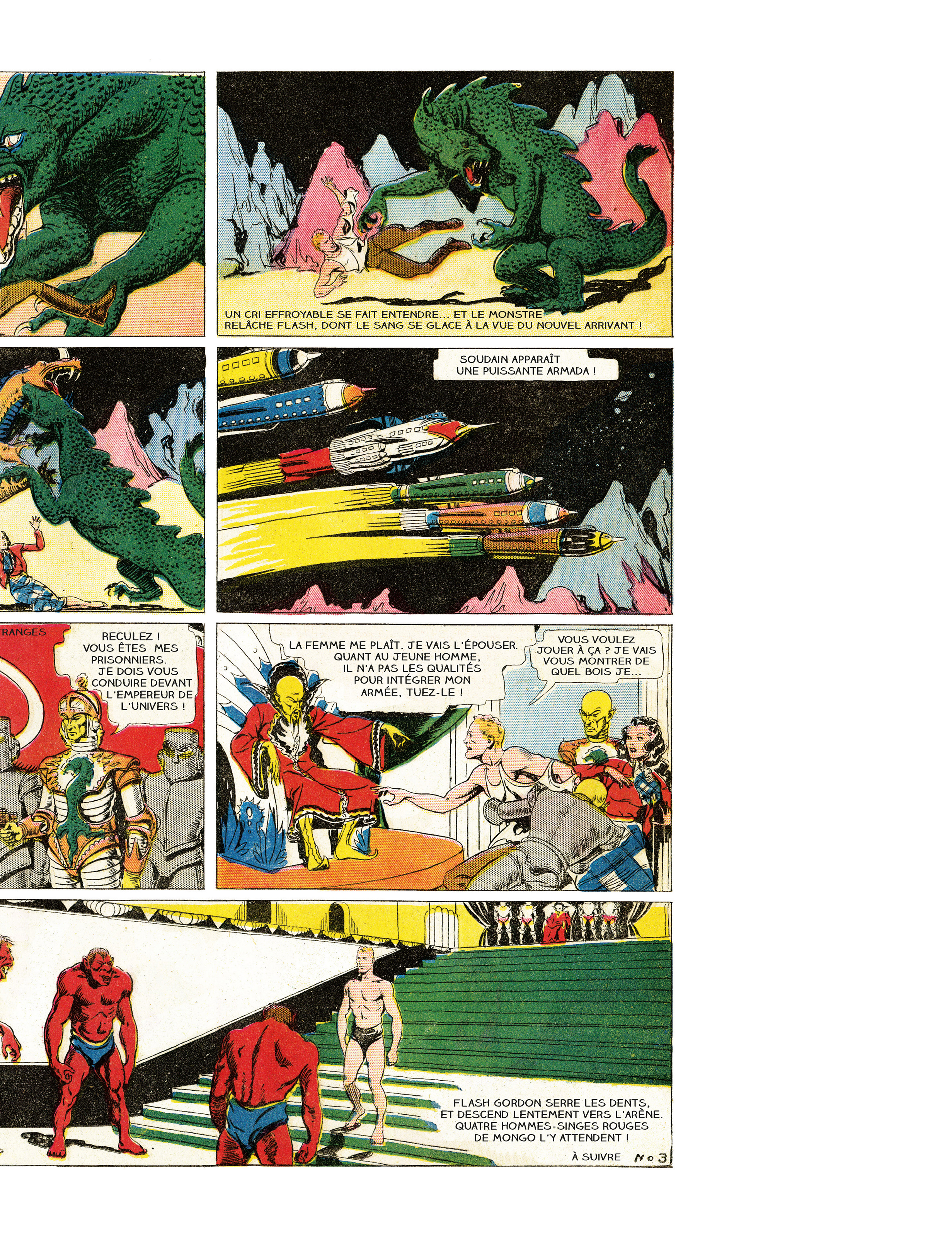 A chaque numéro, un comic book de Flash Gordon