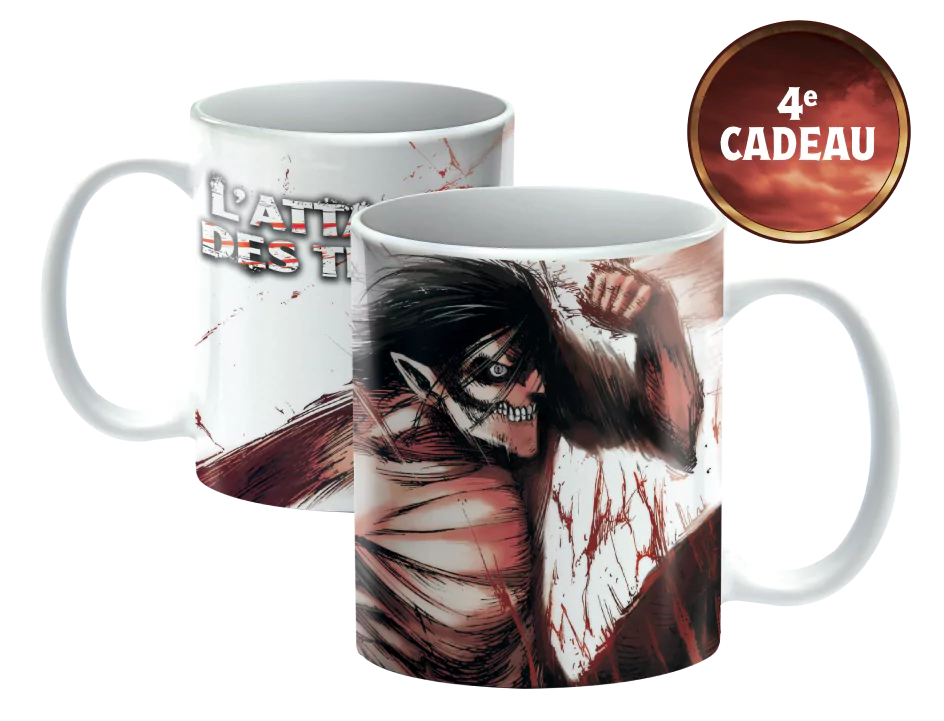 Le mug l'Attaque des Titans