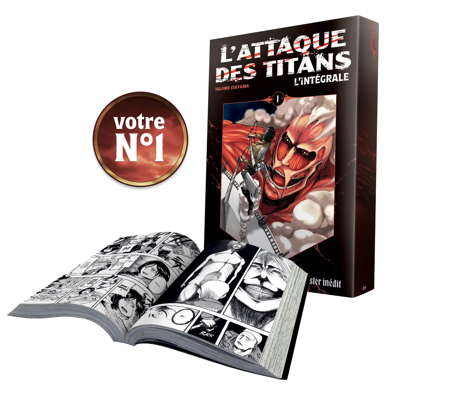 Le N°1 : Le tome 1 + pages bonus : le storyboard du manga + 1 poster offert