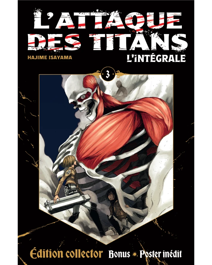 Le N°3 : Le tome 3 + pages bonus : Birth of Livaï + 1 poster offert