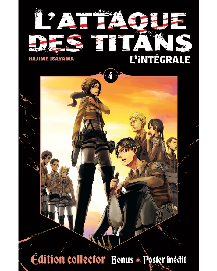 Le N°4 : Le tome 4 + pages bonus : Birth of Livaï + 1 poster offert