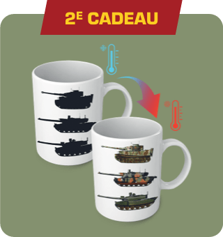 LE MUG THERMO RÉACTIF CHAR DE COMBAT