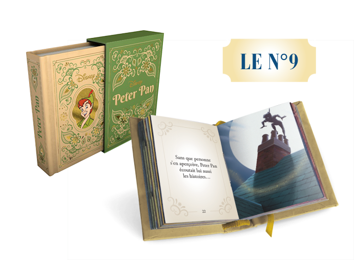 Le N°9 : Le mini-livre PETER PAN et son étui 