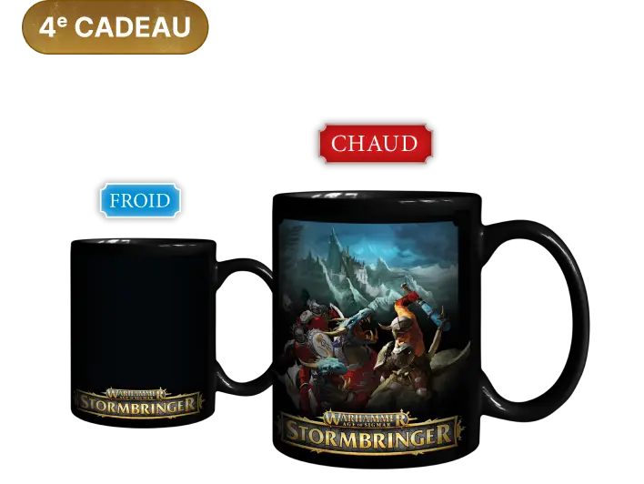 Le mug thermo-réactif