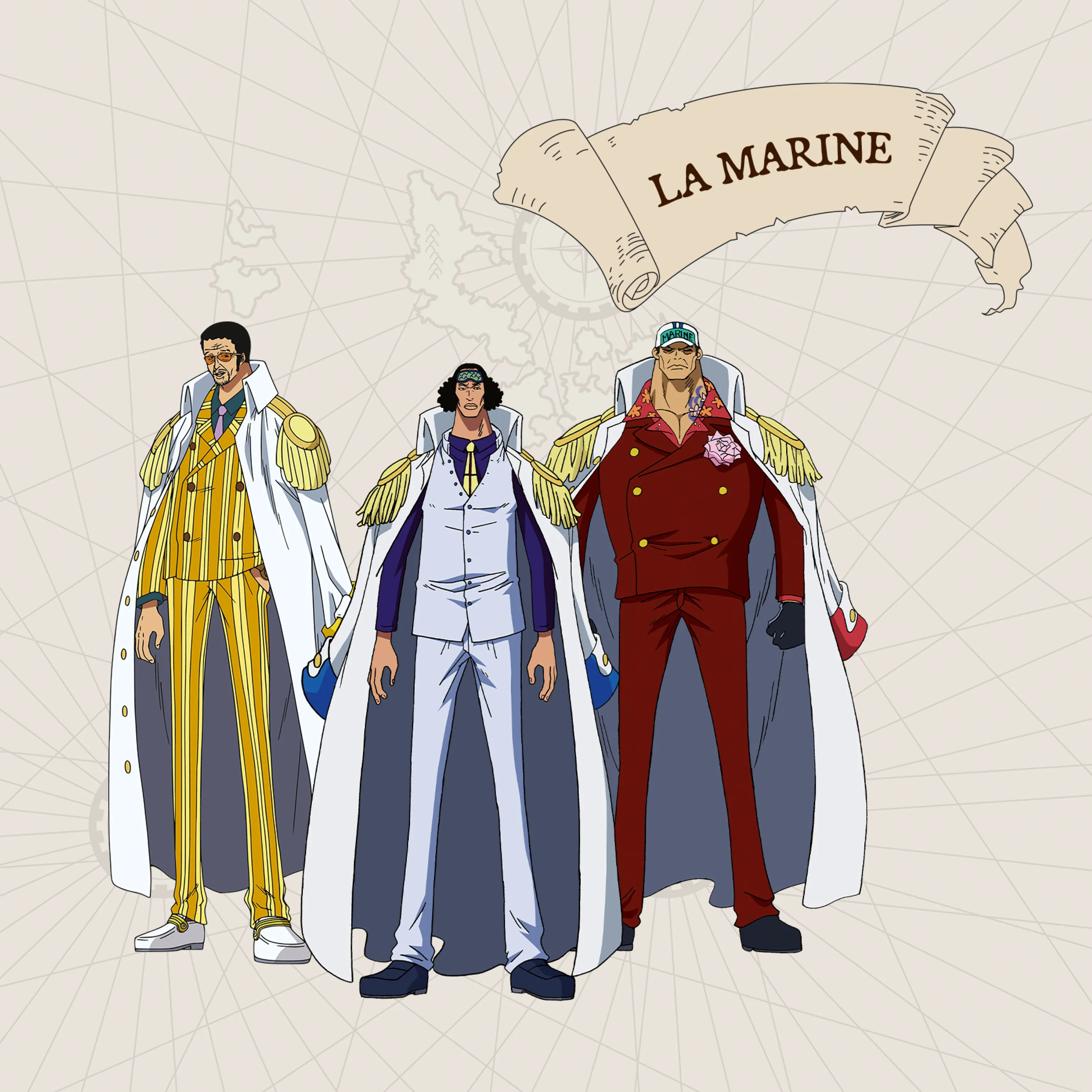 Les 7 grands corsairs One Piece 