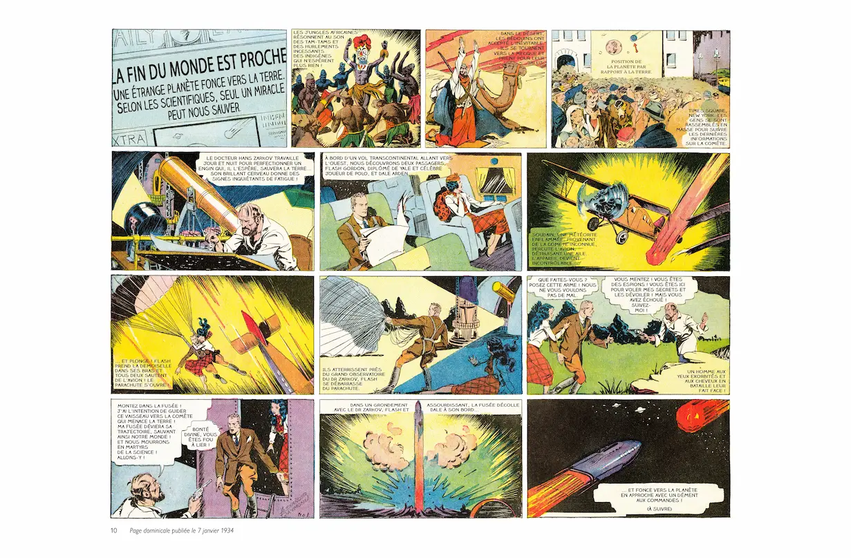 A chaque numéro, un comic book de Flash Gordon