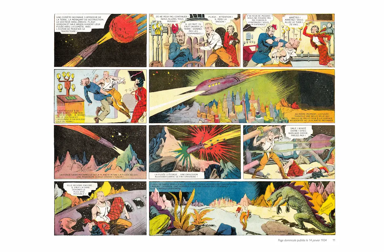 A chaque numéro, un comic book de Flash Gordon