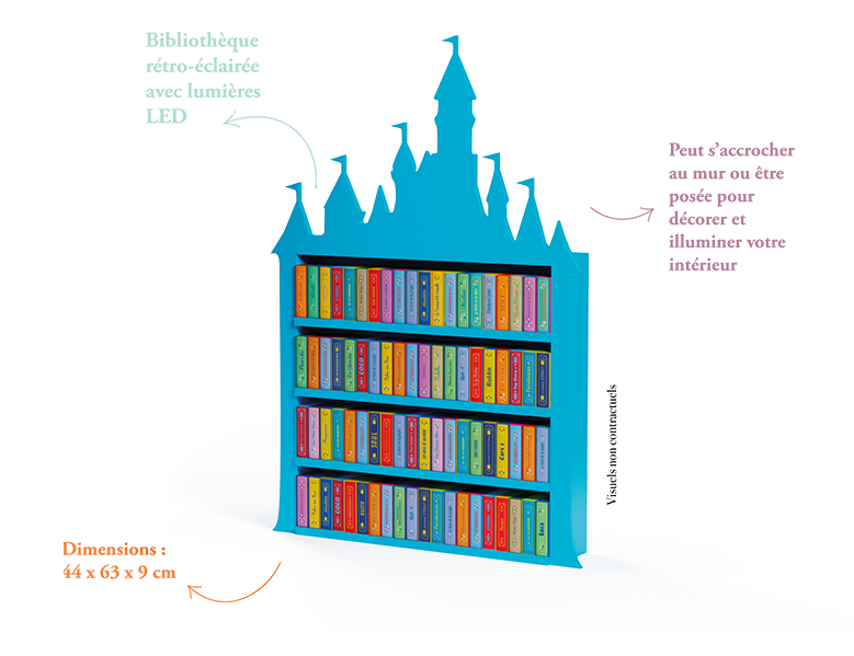 La bibliothèque en bois exclusive avec LED