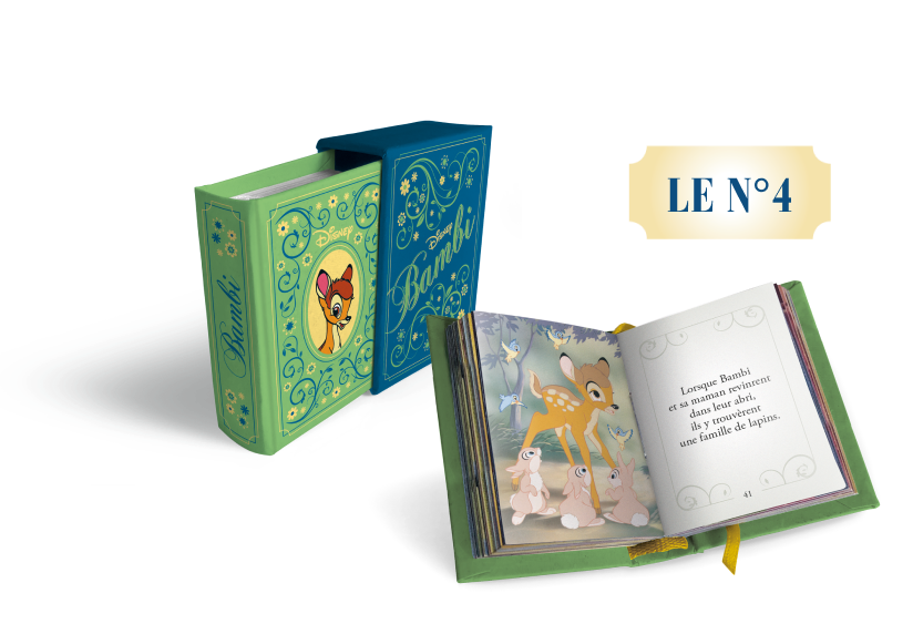 Le N°4 : Le mini-livre BAMBI et son étui