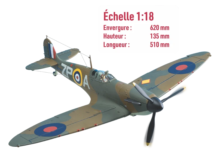Spitfire Mk Ia, le légendaire avion de chasse Britannique