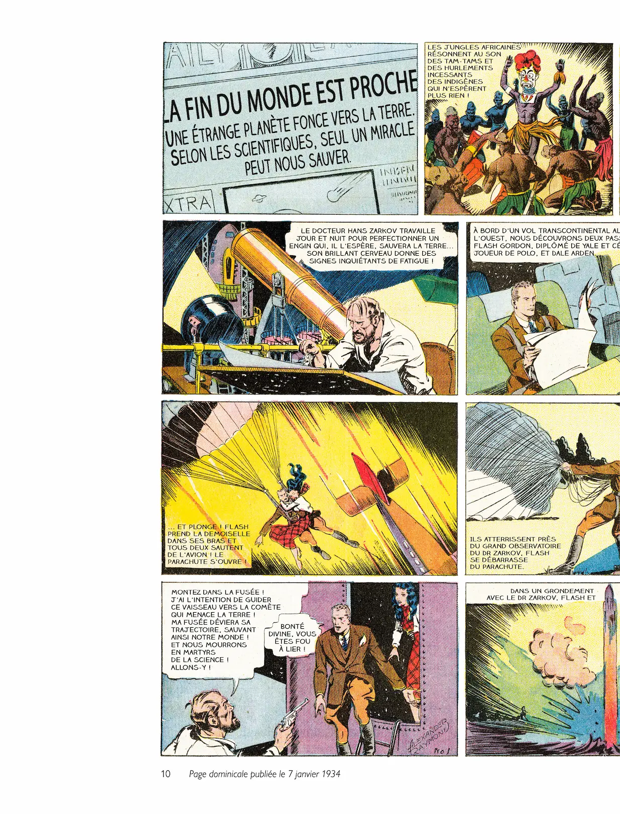 A chaque numéro, un comic book de Flash Gordon