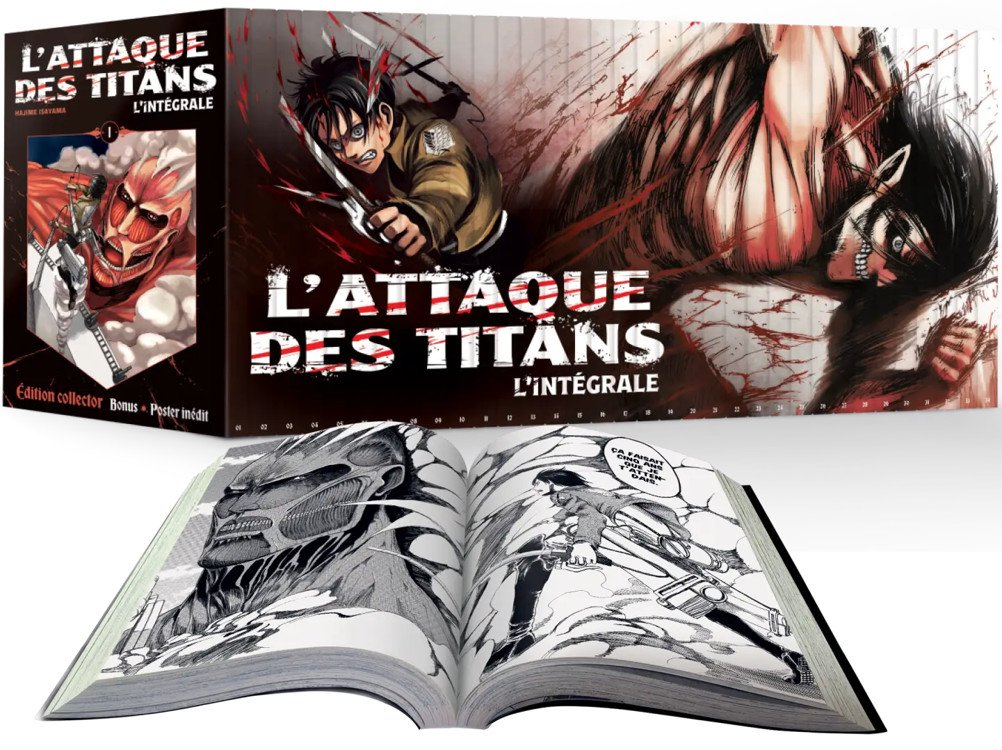 L'intégrale du manga l'Attaque des Titans