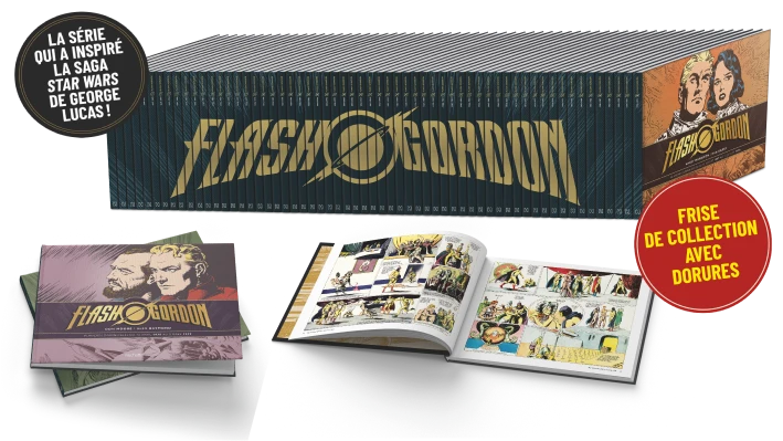 La frise de collection Flash Gordon avec dorures